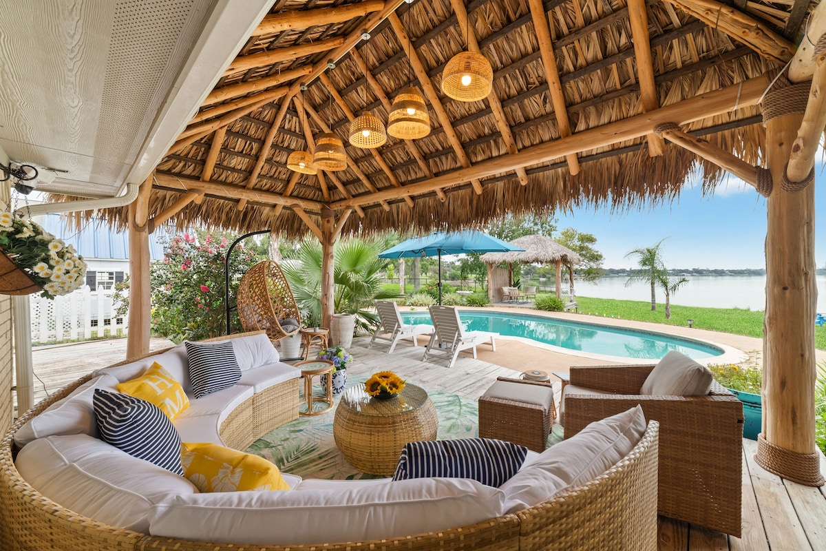Baytime Retreat-Cozy Backyard, Pool, Bayfront View